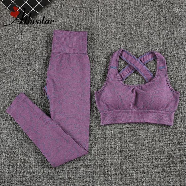 

yoga outfit athvotar 2pcs women gym fitness suits clothing bra sport leggings workout athletic wear set