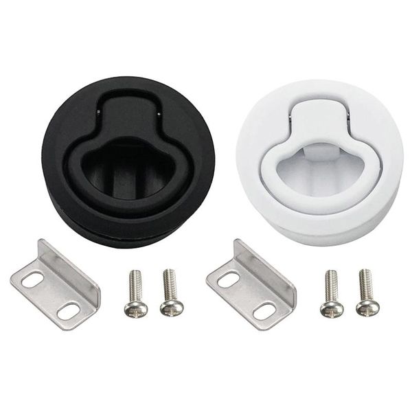 

parts 2" round locking flush pull latch replacement plastic for rv marine boat southco