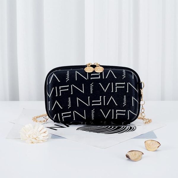 

duffel bags coin purse mobile phone bag 2021 wild chain small hard messenger