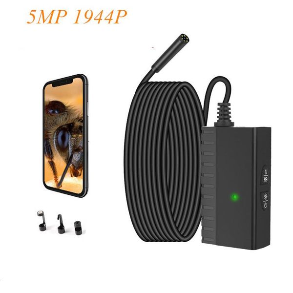 

cameras 5mp 5.5mm 1944p wireless wifi inspection borescope handheld microscope 3m
