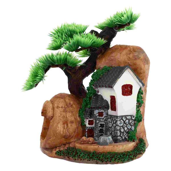 

decorations 1pc aquarium resin house craft fish tank hideaway ornament decor