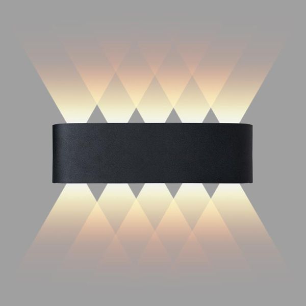 

wall lamps led lamp outdoor ip65waterproof garden light aluminum 12w 10w 8w 6w 4w 2w rgb modern nordic indoor sconce 85-265v