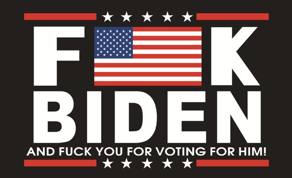 3x5 ft Let's Go Brandon Flag For Against Biden President Election Flags Custom The Other National Flags Activity Banner