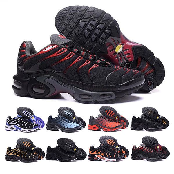 

2021 tn running shoes mens and womens trainers chaussures triple white black hyper blue green tns sneakers sports size36-45