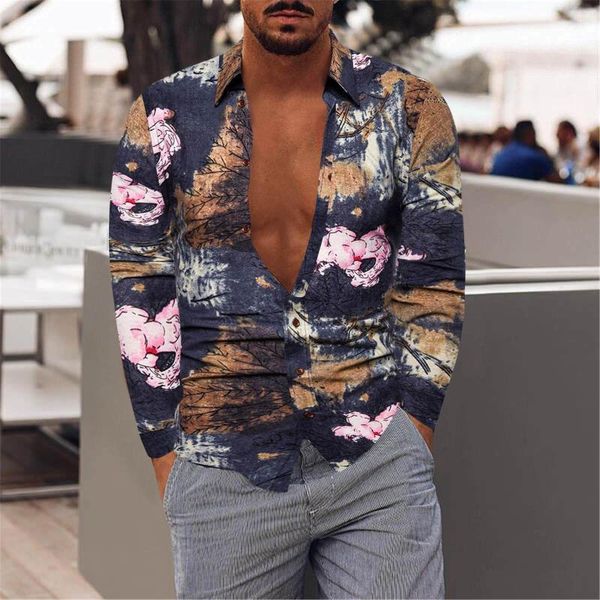

men's casual shirts lapel fashion linen cotton and shirt plus long-sleeved size men, White;black