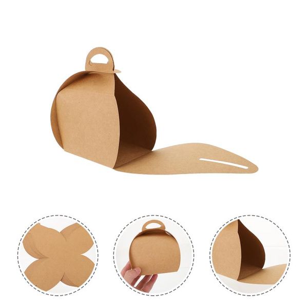 

gift wrap 20pcs paper cake wrapping boxes dessert packing cases handheld