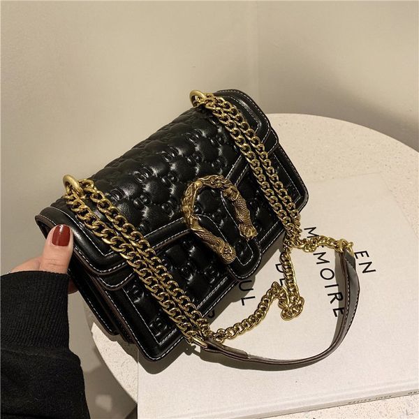 

design s spring new korean texture square small fragrance fashion wide shoulder belt messenger women's bag