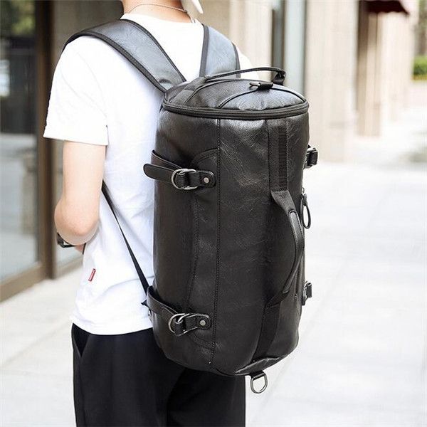 Fabrik Großhandel Männer Tasche Koreanische Version Die große Kapazität von Herren Casual Mode Basketball Rucksack Umhängetaschen Persönlichkeit