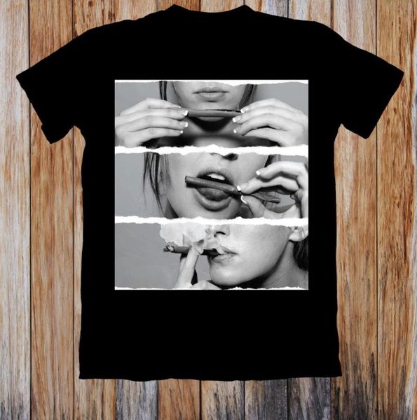 

men's t-shirts men cotton t shirt summer male o-neck girl rolling blunt & smoke t-shirt custom print funny tees, White;black