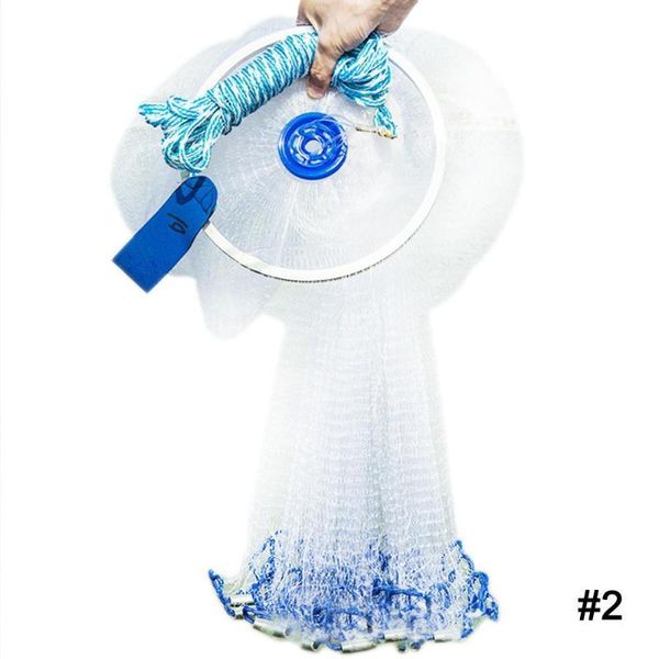 

fishing accessories net cage casting nets shrimp trap mesh nylon chinese 240/300cm equipment l1m8 fishnet s6z2