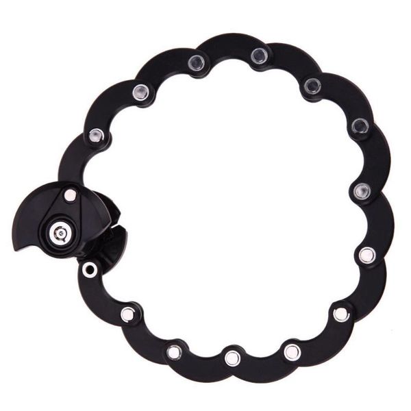 

bike locks chain folding lock high security cycling mini anti theft bicycle 3 keys