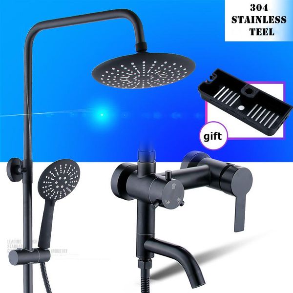 

bathroom shower sets selling faucet matte black rain bath wall mounted bathtub mixer tap set