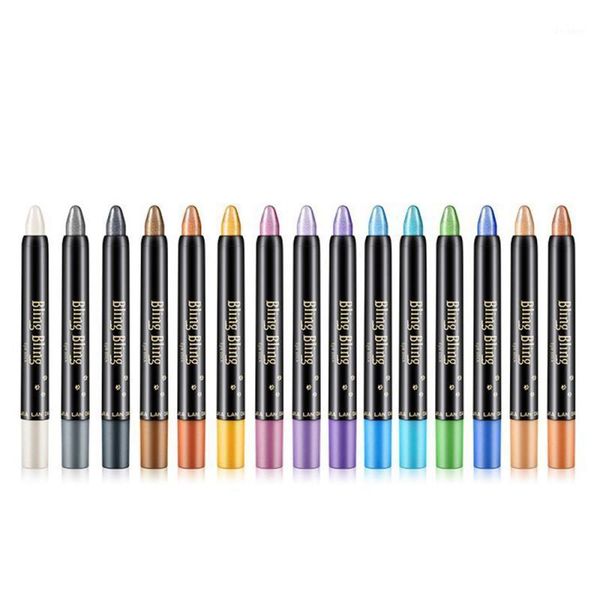 

color pearlescent bright eye shadow stick highlighter makeup lying silkworm pen eyeshadow pencil tslm21