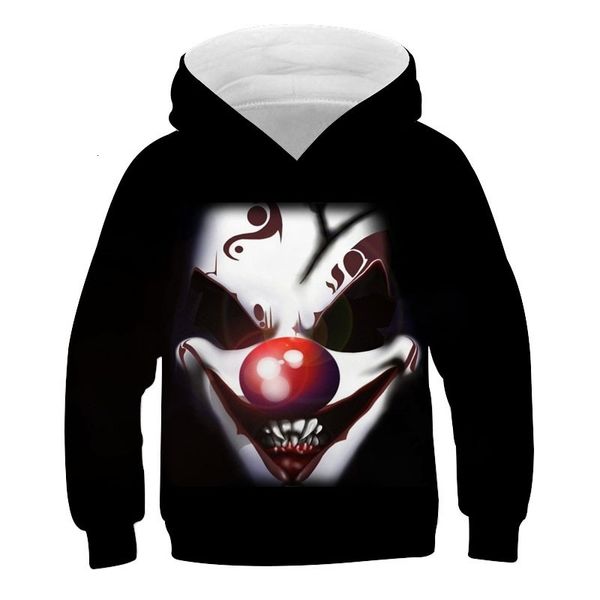 

2020 halloween series new hoodie sweater horror theme children's 3d, Black