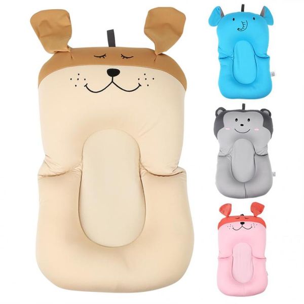

bathing tubs & seats baby shower bath tub pad non-slip bathtub seat support mat born safety security cushion foldable soft pillow