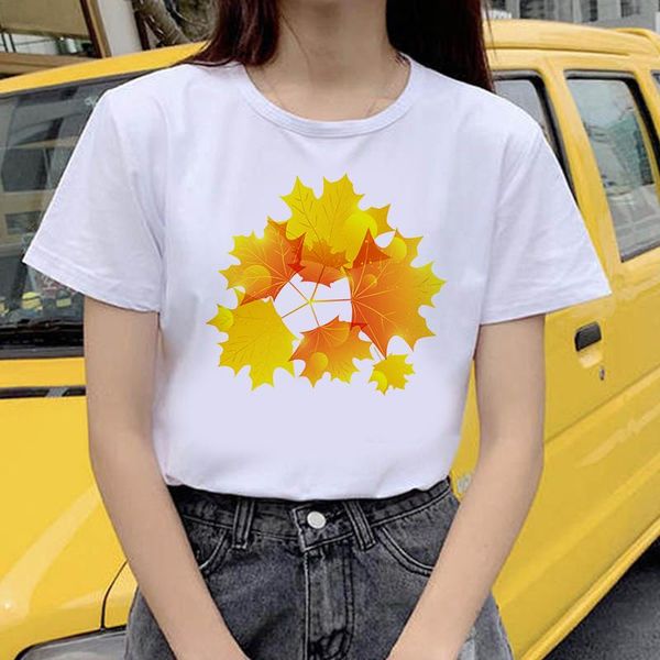 

women's t-shirt red graphic 90s harajuku ladies print summer short sleeve hip hop, White