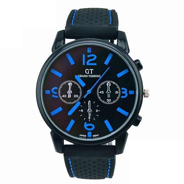 

men fashion stainless steel sport cool quartz hours wrist analog watch men's watches waterproof sports male new 2021