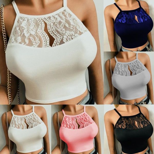 Sexy Mulheres Lace Crochet Bralette Bralet Braet Bustier Crop Top Floral Cami Acolchoado Tanque Tops Confortável Copo Completo Fio Livre Bras Livres Ta