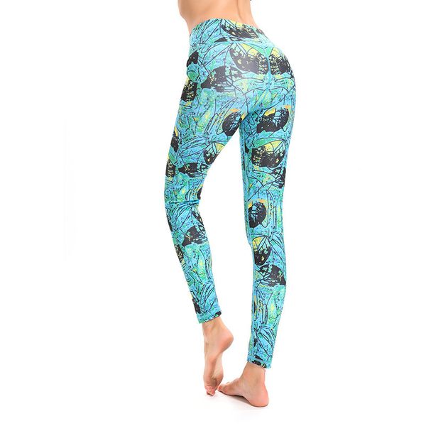 

leggings fashion women's print pants, Black