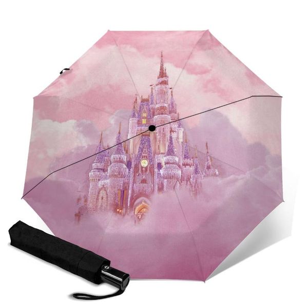 

umbrellas umbrella windproof and sunscreen 3 folding city building outdoor portable