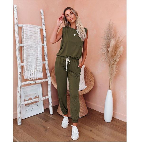 

women's two piece pants tracksuits womens summer sleeveless two-piece woman set female suit clothing 2021 outsuits pant suits, White