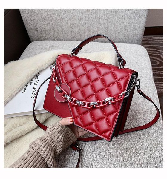 

women totes bag retro autumn and winter shoulder bags casual brand chains messenger all-match fashion evening