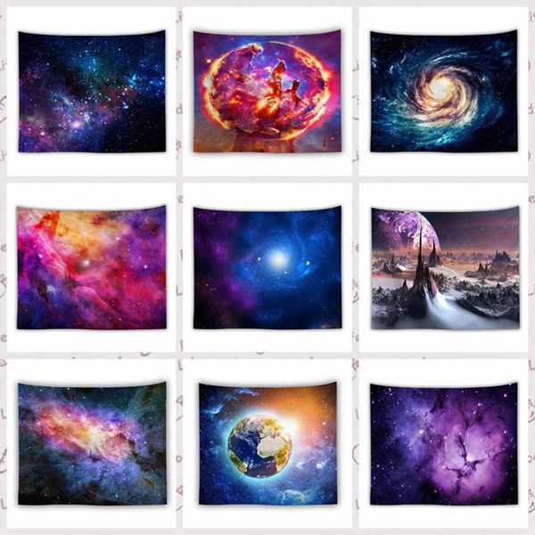 

150*130cm amazing night starry sky star tapestry 3d printed wall hanging picture bohemian beach towel table cloth blankets rra4138