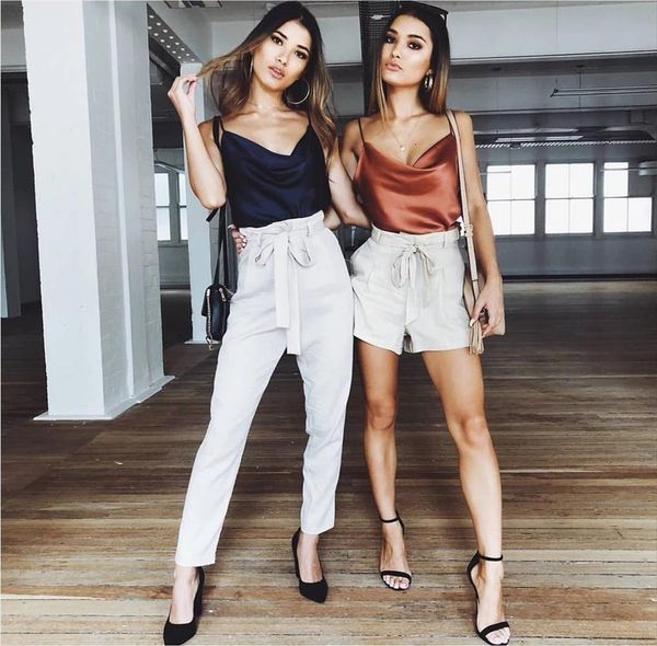 

spaghetti strap halter women tank v neck basic white sleeveless womens summer camisole plus size