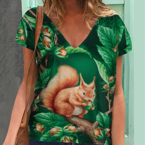 

women summer casual t-shirt 3d animal cat print lady men personality short-sleeved round neck clothing #t2g women's, White