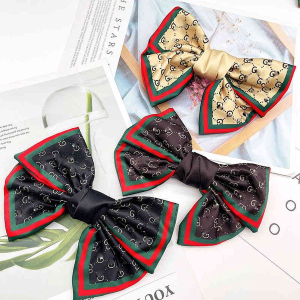 

bow hairpin new head ornament spring clip, Golden;silver