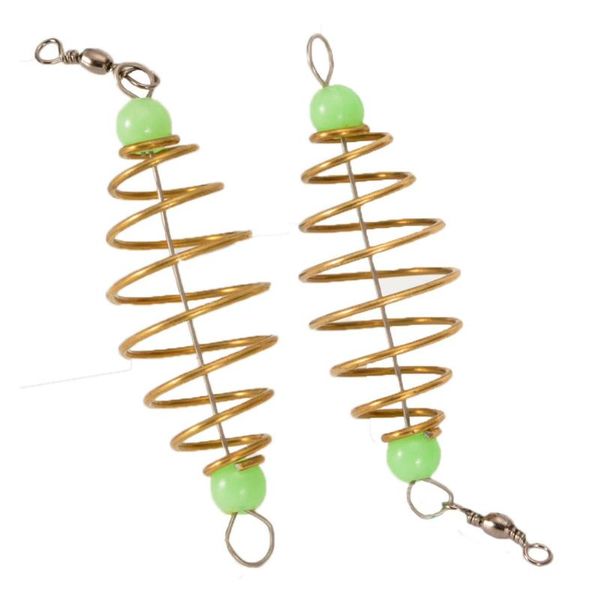 

10pcs bait feeders 88*24mm feeder cage alloy copper carp fishing rig hooks