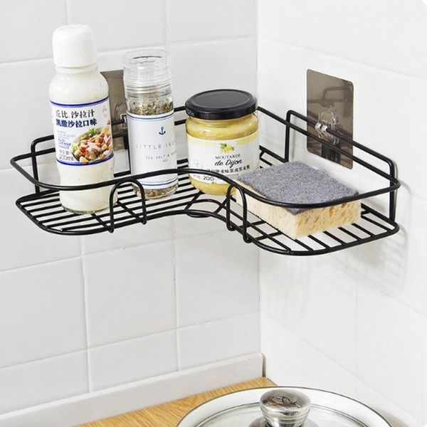 

hooks & rails kitchen corner bookshelf bathroom toilet wall hanging, wrought iron receives in the organizer items