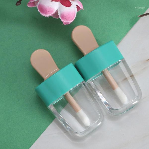 

1/5pcs 8ml fashion lip gloss tubes empty bottle ice cream glaze container diy tube shell lipstick filling bottle1