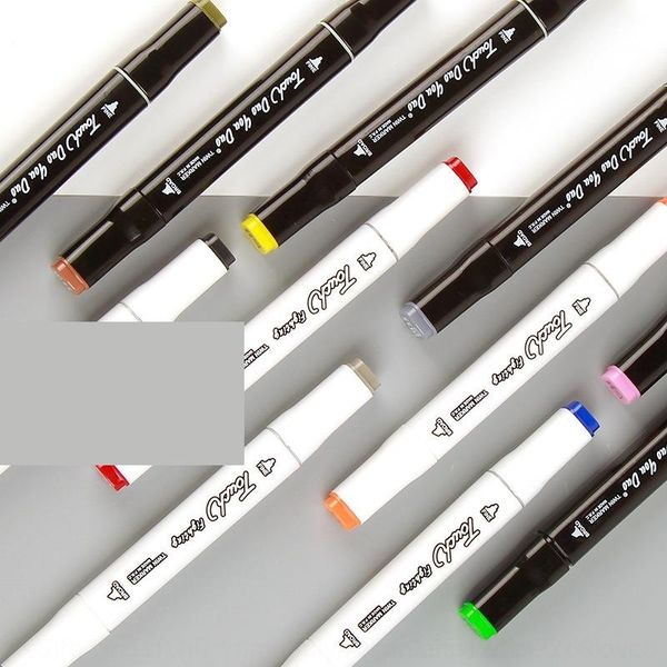 

7hM 48 marker set student water painting ns brushbrush brushpaintbrush children's paintbrush 48 marker set student watercolor pen children', Black;red