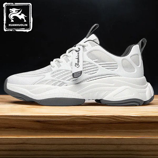 

ns-610 mesh sneakers men's 2021 spring korean large size trendy shoes autumn breathable thick soled dad, Black;white