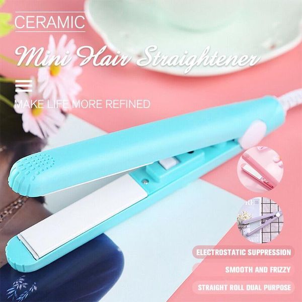 

mini electronic corrugation rectifier ceramic hair small power straightener straightening corrugated irons crimper party favor