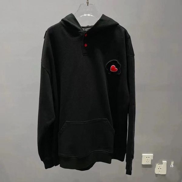 

brand hoodie 13de 2021aw autumn and winter new three-dimensional love bear black tanabata limited