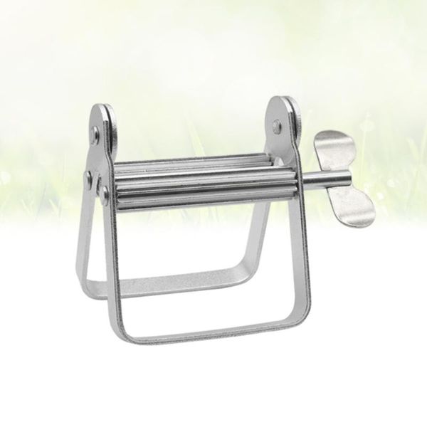 

1pc tube squeezer toothpaste aluminum alloy facial cleanser extruder bathroom supplies toothbrush holders