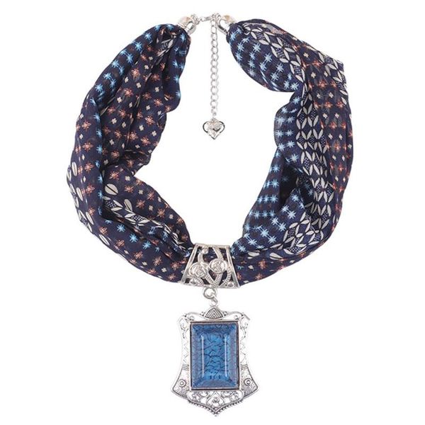 

scarves design fashion autumn women chiffon crystal stone necklace scarf boho beach shawl casual wrap floral gift for, Blue;gray