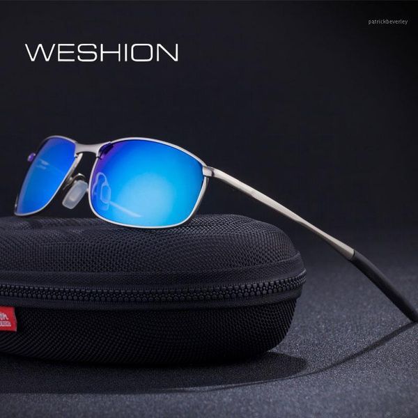 

sunglasses weshion men polarized vintage sun glasses brand designer night vision eyewear uv 400 feminino, White;black