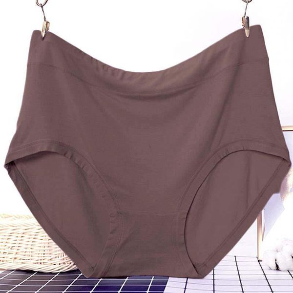 

women's panties plus size women cotton soft underwear high waist ultrathin breathable underpants 65-150kg, Black;pink