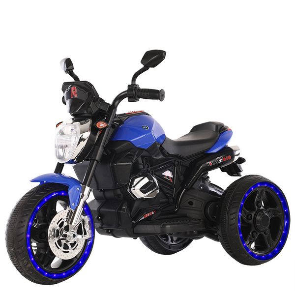 Nova motocicleta elétrica infantil de tração dupla para bebês de 2 a 6 anos de idade, carrinho de brinquedo, carro de brinquedo, música, luzes, veículo educacional, crianças