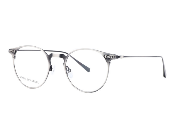 

sunglasses round reading eyeglasses retro men stainless steel optical eyewear vintage computer prescription glasses for readers frame women, White;black