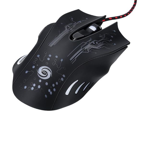 

buttons adjustable optical usb wired gaming mouse dpi led mice