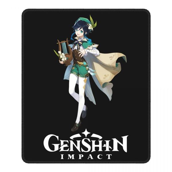 

mouse pads & wrist rests venti genshin impact anime awesome pad paimon game with locking edge soft mat natural rubber computer keyboard desk