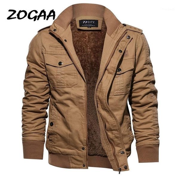 

men's jackets zogaa men warm outdoor coats moto streetwear bomber solid turn-down collar casual fashion large size chic, Black;brown