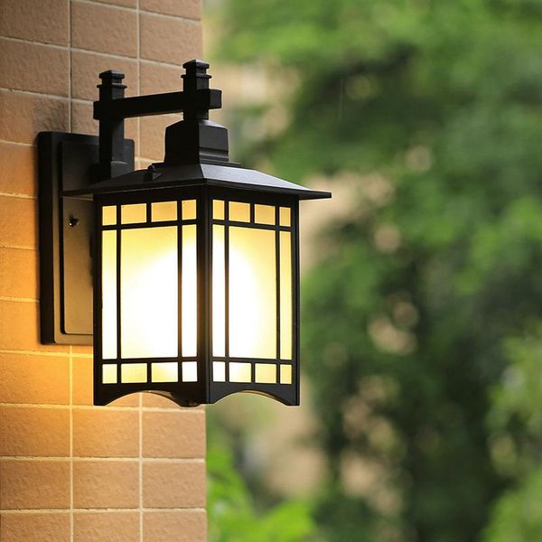 

outdoor wall lamps lamp waterproof modern minimalist courtyard european style balcony chinese corridor aisle