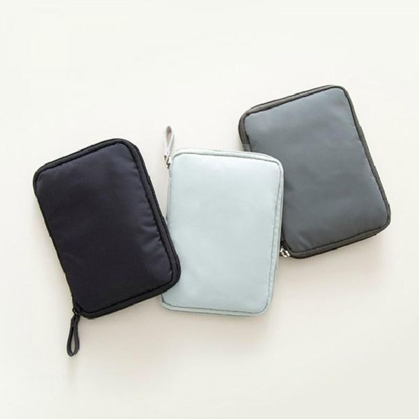 

card holders travel passport case holder id wallet multifunctional storage bag purse keychain, Brown;gray