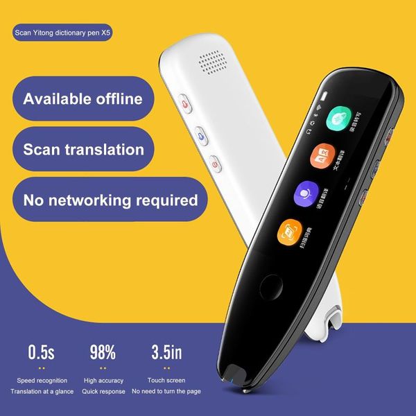

digital voice recorder multifunctional intelligent translation, connectionless, 112 languages, pen synchronization, artifacts,