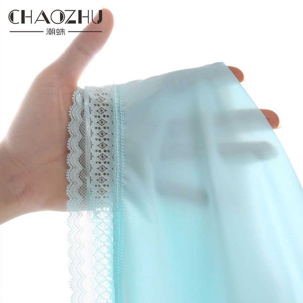 

women's panties chaozhu silk ice cool thin women soft fitness seamless plus size lady solid colors home basic lingerie briefs, Black;white